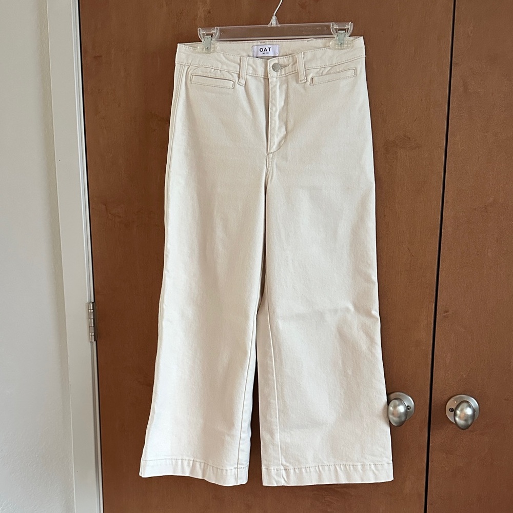 Women's Cropped Wide-Leg Jeans
